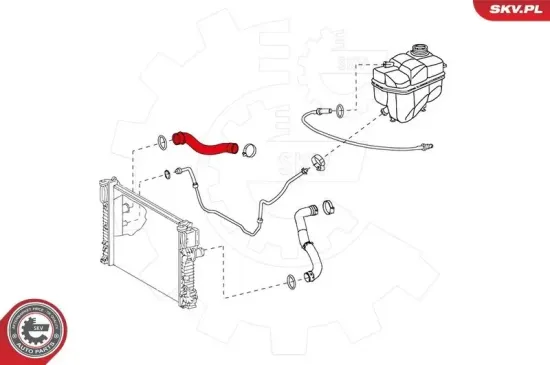 Kühlerschlauch unten ESEN SKV 24SKV297 Bild Kühlerschlauch unten ESEN SKV 24SKV297
