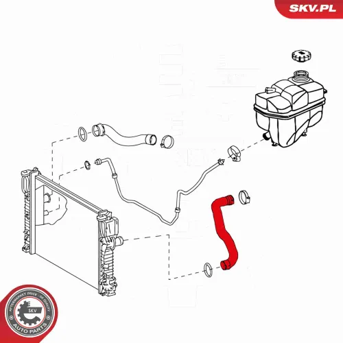 Kühlerschlauch ESEN SKV 24SKV301 Bild Kühlerschlauch ESEN SKV 24SKV301