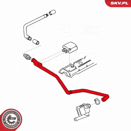 Kühlerschlauch ESEN SKV 24SKV308 Bild Kühlerschlauch ESEN SKV 24SKV308