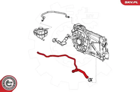 Kühlerschlauch ESEN SKV 24SKV321 Bild Kühlerschlauch ESEN SKV 24SKV321