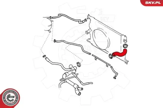 Kühlerschlauch ESEN SKV 24SKV325 Bild Kühlerschlauch ESEN SKV 24SKV325