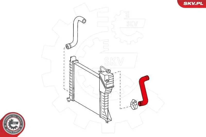 Kühlerschlauch ESEN SKV 24SKV343