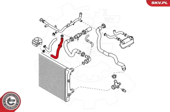 Kühlerschlauch ESEN SKV 24SKV351 Bild Kühlerschlauch ESEN SKV 24SKV351