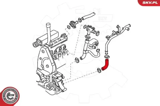 Kühlerschlauch ESEN SKV 24SKV364 Bild Kühlerschlauch ESEN SKV 24SKV364