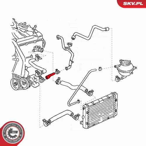 Kühlerschlauch ESEN SKV 24SKV365 Bild Kühlerschlauch ESEN SKV 24SKV365