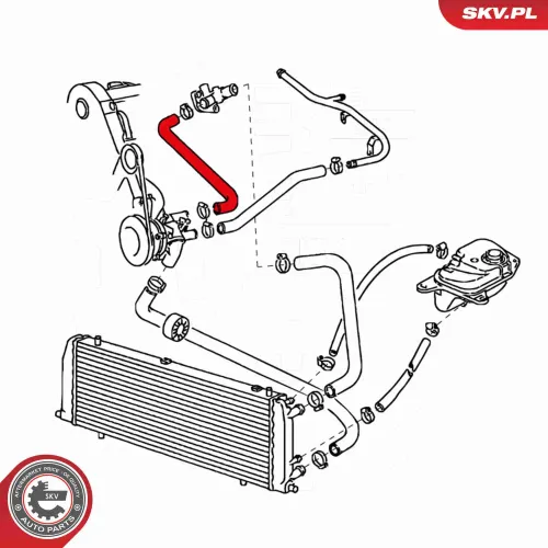 Kühlerschlauch ESEN SKV 24SKV368 Bild Kühlerschlauch ESEN SKV 24SKV368