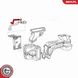 Sensor, Einparkhilfe 12 V vorne hinten hinten vorne ESEN SKV 28SKV031