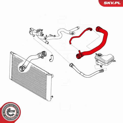 Kühlerschlauch ESEN SKV 24SKV380 Bild Kühlerschlauch ESEN SKV 24SKV380
