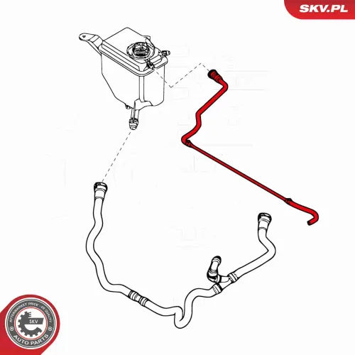 Kühlerschlauch ESEN SKV 24SKV386 Bild Kühlerschlauch ESEN SKV 24SKV386
