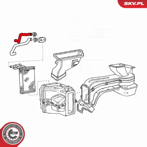 Kühlerschlauch ESEN SKV 24SKV387 Bild Kühlerschlauch ESEN SKV 24SKV387