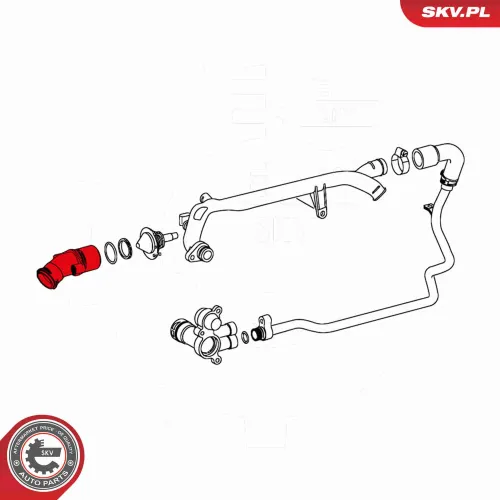 Kühlmittelflansch ESEN SKV 24SKV397 Bild Kühlmittelflansch ESEN SKV 24SKV397