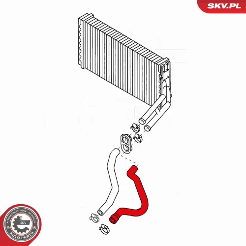 Kühlerschlauch ESEN SKV 24SKV399 Bild Kühlerschlauch ESEN SKV 24SKV399