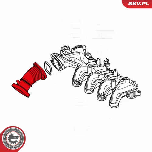 Ansaugschlauch, Luftfilter Ansaugkrümmer ESEN SKV 24SKV447 Bild Ansaugschlauch, Luftfilter Ansaugkrümmer ESEN SKV 24SKV447