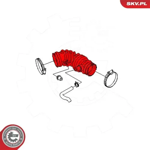 Ansaugschlauch, Luftfilter ESEN SKV 24SKV454 Bild Ansaugschlauch, Luftfilter ESEN SKV 24SKV454