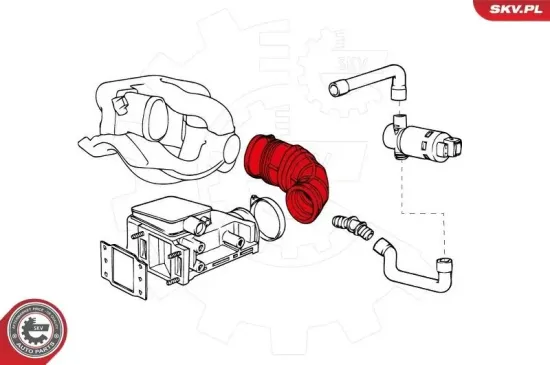 Ansaugschlauch, Luftfilter ESEN SKV 24SKV473 Bild Ansaugschlauch, Luftfilter ESEN SKV 24SKV473