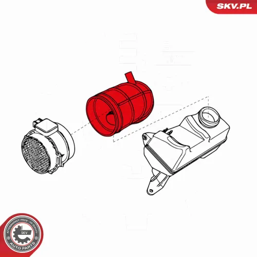 Ansaugschlauch, Luftfilter ESEN SKV 24SKV474 Bild Ansaugschlauch, Luftfilter ESEN SKV 24SKV474