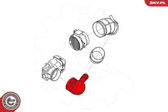 Ansaugschlauch, Luftfilter ESEN SKV 24SKV480 Bild Ansaugschlauch, Luftfilter ESEN SKV 24SKV480