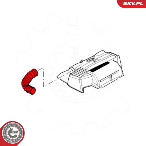 Ansaugschlauch, Luftfilter ESEN SKV 24SKV485 Bild Ansaugschlauch, Luftfilter ESEN SKV 24SKV485