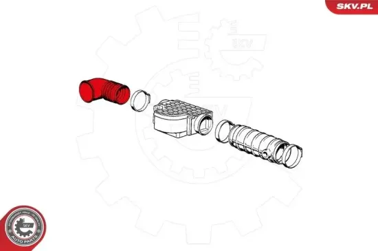 Ansaugschlauch, Luftfilter ESEN SKV 24SKV493 Bild Ansaugschlauch, Luftfilter ESEN SKV 24SKV493
