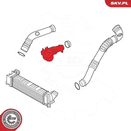 Ansaugschlauch, Luftfilter ESEN SKV 24SKV496 Bild Ansaugschlauch, Luftfilter ESEN SKV 24SKV496