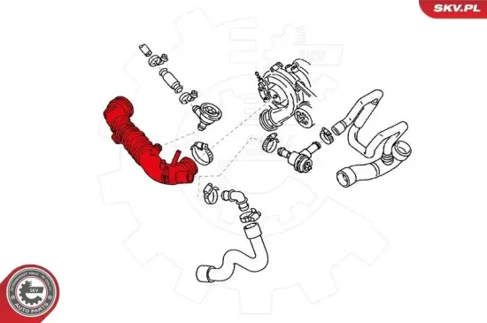 Ansaugschlauch, Luftfilter ESEN SKV 24SKV501 Bild Ansaugschlauch, Luftfilter ESEN SKV 24SKV501