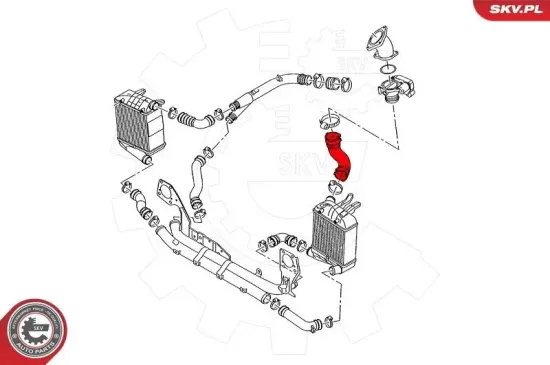 Ladeluftschlauch ESEN SKV 24SKV529 Bild Ladeluftschlauch ESEN SKV 24SKV529