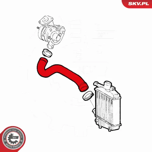 Ladeluftschlauch ESEN SKV 24SKV533 Bild Ladeluftschlauch ESEN SKV 24SKV533