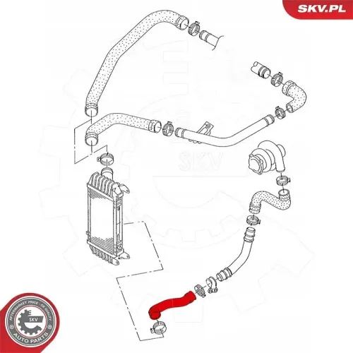Ladeluftschlauch ESEN SKV 24SKV535 Bild Ladeluftschlauch ESEN SKV 24SKV535