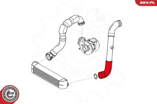 Ladeluftschlauch ESEN SKV 24SKV546 Bild Ladeluftschlauch ESEN SKV 24SKV546