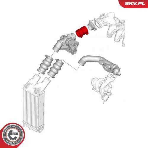 Ladeluftschlauch ESEN SKV 24SKV562 Bild Ladeluftschlauch ESEN SKV 24SKV562