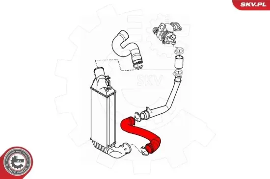 Ladeluftschlauch ESEN SKV 24SKV564 Bild Ladeluftschlauch ESEN SKV 24SKV564