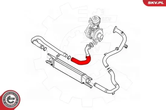 Ladeluftschlauch unten ESEN SKV 24SKV566 Bild Ladeluftschlauch unten ESEN SKV 24SKV566