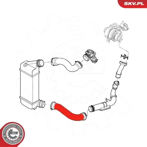 Ladeluftschlauch ESEN SKV 24SKV578 Bild Ladeluftschlauch ESEN SKV 24SKV578