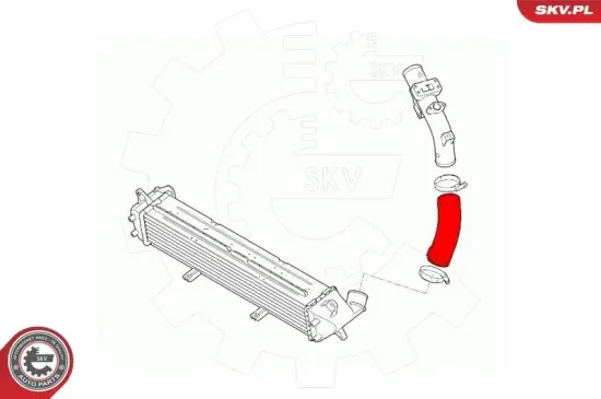 Ladeluftschlauch ESEN SKV 24SKV584 Bild Ladeluftschlauch ESEN SKV 24SKV584