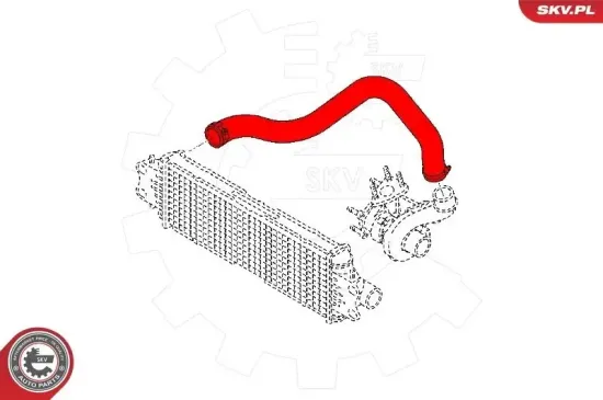 Ladeluftschlauch ESEN SKV 24SKV593 Bild Ladeluftschlauch ESEN SKV 24SKV593