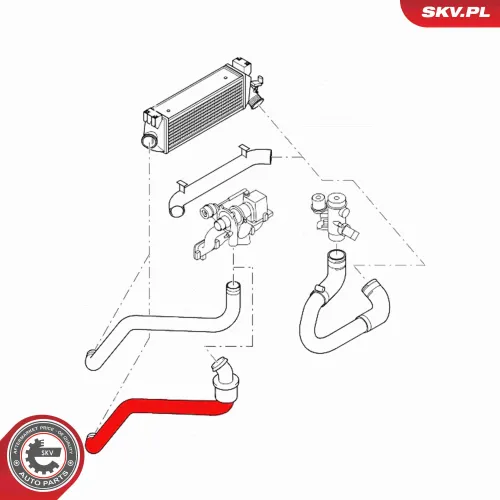 Ladeluftschlauch ESEN SKV 24SKV594 Bild Ladeluftschlauch ESEN SKV 24SKV594