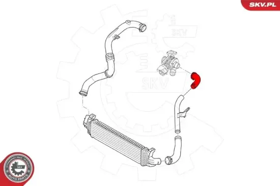 Ladeluftschlauch ESEN SKV 24SKV596 Bild Ladeluftschlauch ESEN SKV 24SKV596