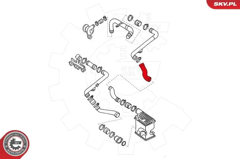 Ladeluftschlauch ESEN SKV 24SKV611 Bild Ladeluftschlauch ESEN SKV 24SKV611