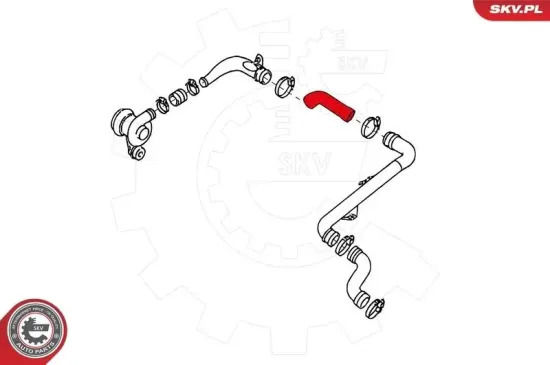 Ladeluftschlauch ESEN SKV 24SKV612 Bild Ladeluftschlauch ESEN SKV 24SKV612