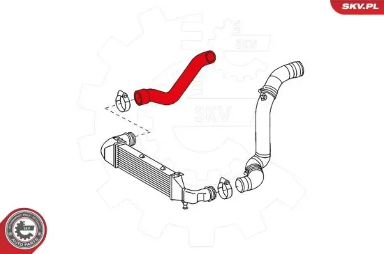 Ladeluftschlauch ESEN SKV 24SKV616 Bild Ladeluftschlauch ESEN SKV 24SKV616