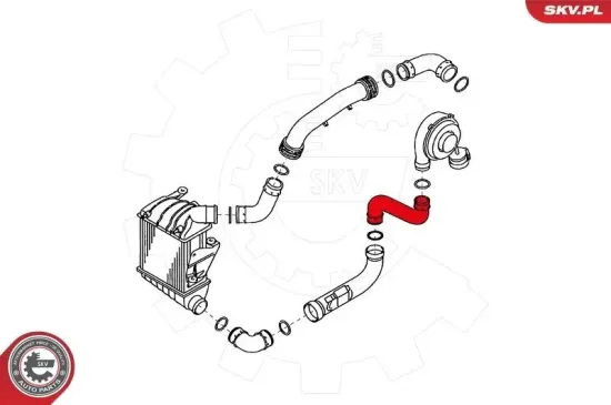 Ladeluftschlauch ESEN SKV 24SKV647 Bild Ladeluftschlauch ESEN SKV 24SKV647