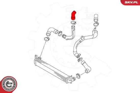Ladeluftschlauch ESEN SKV 24SKV661 Bild Ladeluftschlauch ESEN SKV 24SKV661