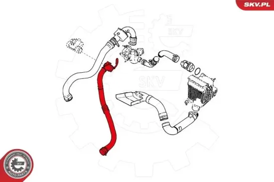 Ladeluftschlauch ESEN SKV 24SKV662 Bild Ladeluftschlauch ESEN SKV 24SKV662