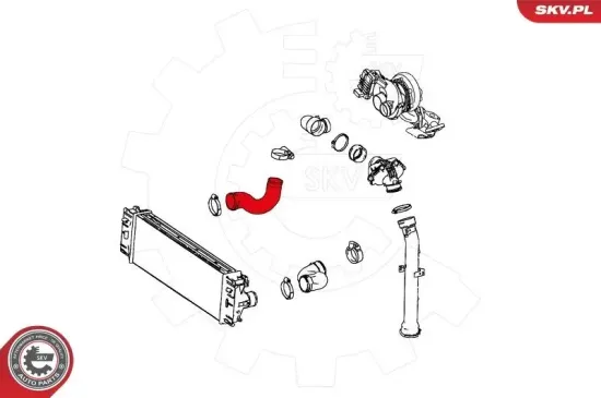Ladeluftschlauch ESEN SKV 24SKV672 Bild Ladeluftschlauch ESEN SKV 24SKV672