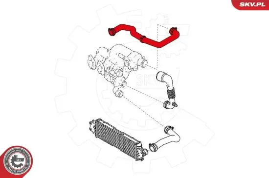 Ladeluftschlauch ESEN SKV 24SKV683 Bild Ladeluftschlauch ESEN SKV 24SKV683