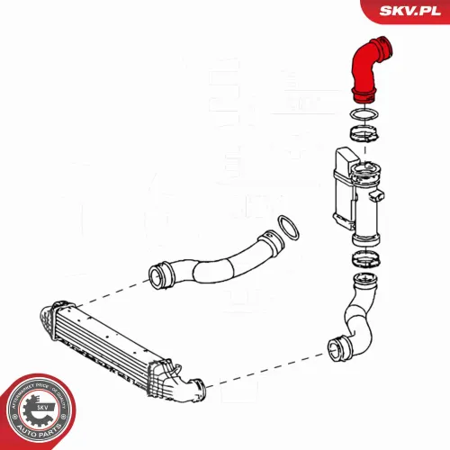 Ladeluftschlauch links ESEN SKV 24SKV687 Bild Ladeluftschlauch links ESEN SKV 24SKV687