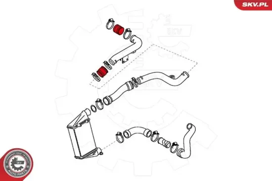 Ladeluftschlauch ESEN SKV 24SKV689 Bild Ladeluftschlauch ESEN SKV 24SKV689