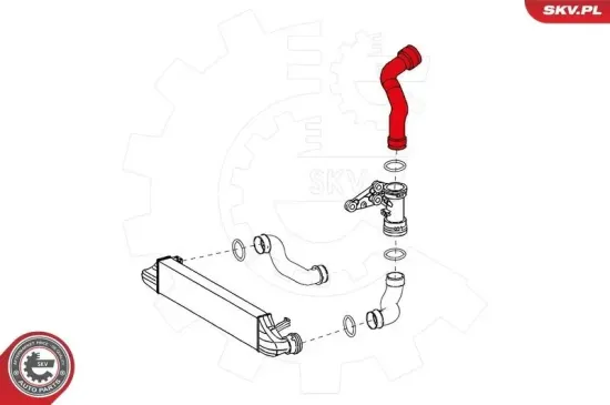 Ladeluftschlauch ESEN SKV 24SKV692 Bild Ladeluftschlauch ESEN SKV 24SKV692