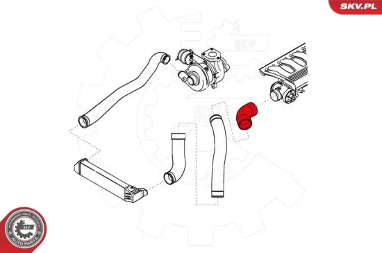 Ladeluftschlauch ESEN SKV 24SKV700 Bild Ladeluftschlauch ESEN SKV 24SKV700