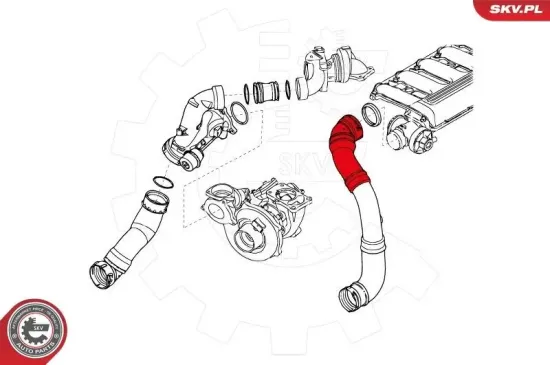 Ladeluftschlauch ESEN SKV 24SKV722 Bild Ladeluftschlauch ESEN SKV 24SKV722